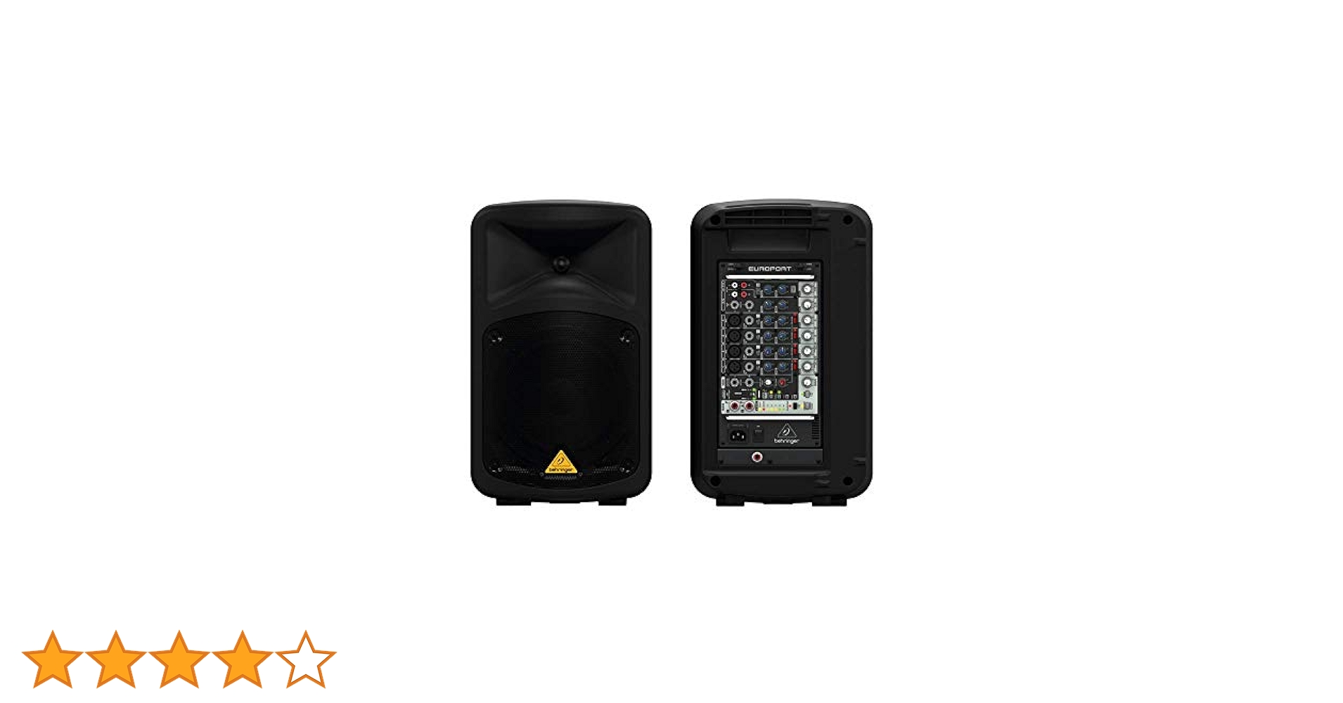Behringer ベリンガ ポータブルPAシステム 8ch EPS500MP3 500-Watt 8-Channel Portable PA System, MP3 Player, Reverb